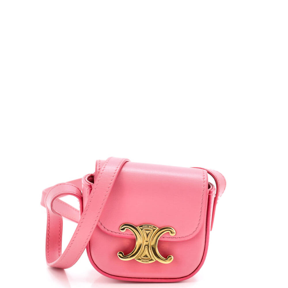 Celine Mini Claude Shoulder Bag Leather